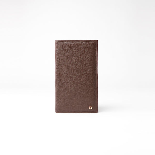 Aamal Passport Case - Pebbled Brown