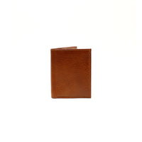 Trifold Wallet - Pebbled Brown