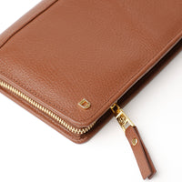 Alexander Document Case - Pebbled Brown