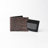 Milano Wallet - Exotic Brown with Napa Black
