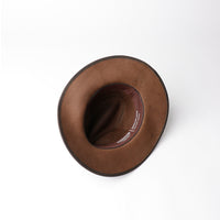 Fedora Style Leather Hat