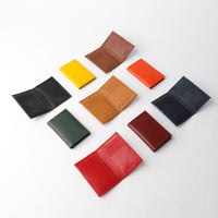 Card Wallet Kimberly - Brown with Orange