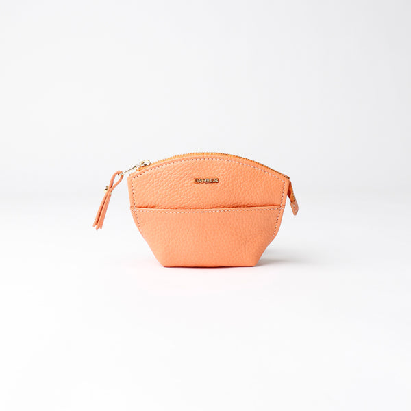 Coin Purse Eury - Pebbled Coral