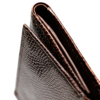 Trifold Wallet with Division - Brown Exotic