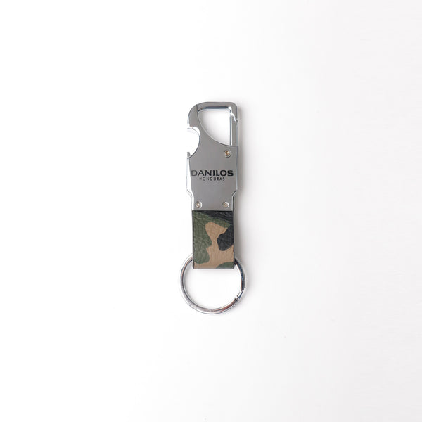 Bottle Opener Key Fob With Led Light - Camo Print