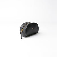 Anabelle Cosmetic Pouch - Pebbled Black