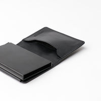 RFID Blocking Card Case Wallet - Epi Black with napa Black