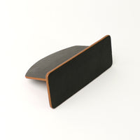 Office Leather Desk 6-Set (Pencil Holder) - Pebble Black with Napa Tan