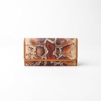 Elise Wallet - Exotic with Napa Tan