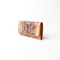 Elise Wallet - Exotic with Napa Tan