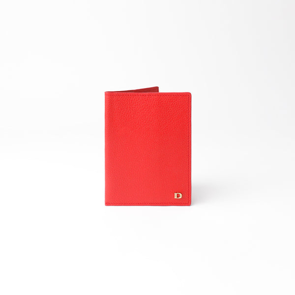 Passport Case Nirua - Pebbled Red