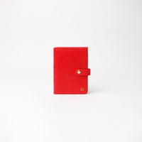 Passport Case Patrick - Red Epi with Napa Red