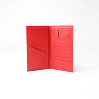 Aamal Passport Case - Rojo corrugado