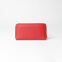 Carlota Wallet - Pebble Red with Napa Red
