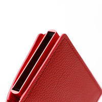 Porta tarjetas con bloqueo RFID - Rojo corrugado