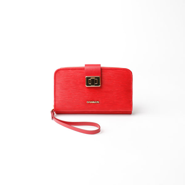 Svana Wallet - Epi Bright Red with Napa Bright Red