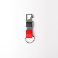 Bottle Opener Key Fob With Led Light - Napa Red