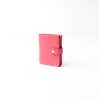 RFID Blocking Card Case Wallet with Snap Closure - Pink