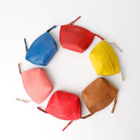 Coin Purse Eury - Pebble Yellow with Exotic White